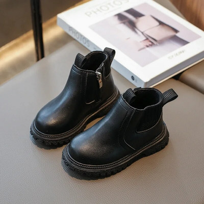 Lastele Tüdrukutele Saapad Roosa Beež Must Korea Stiilis Laste Mood vabaaja Lühikesed Saapad Lihtsad Ümara ninaga Mitmekülgsed Pehme Hingavad