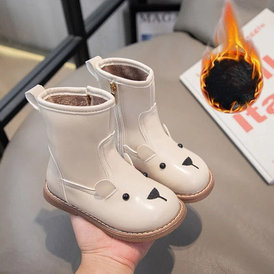 2024. aasta uued laste lühikesed saapad, soojad plüüssaapad Multikad Loomad Armsad poisid Tüdrukud Lihtsad libisemiskindlad Lastele mõeldud puuvillased saapad