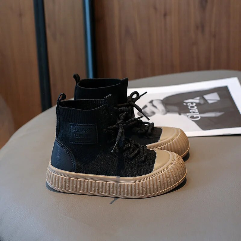 Sügistalvised lastesaapad Soojad poisid Väikelapsed Tüdrukutele Saapad Mood Clith Lastele Vabaajajalatsid poistele Tüdrukutele Saapad lastele