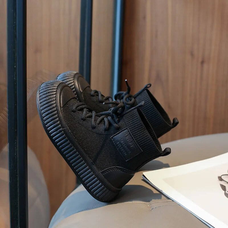 Sügistalvised lastesaapad Soojad poisid Väikelapsed Tüdrukutele Saapad Mood Clith Lastele Vabaajajalatsid poistele Tüdrukutele Saapad lastele