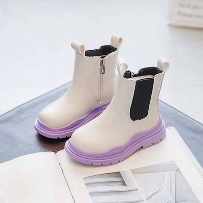 Suurused 21-36 Väikeste Tüdrukute Saapad Poiste Laste Kingad Child Chelsea Saapad Sügispahkluu Botas Botines koolijalatsid teismelistele tüdrukutele talveks