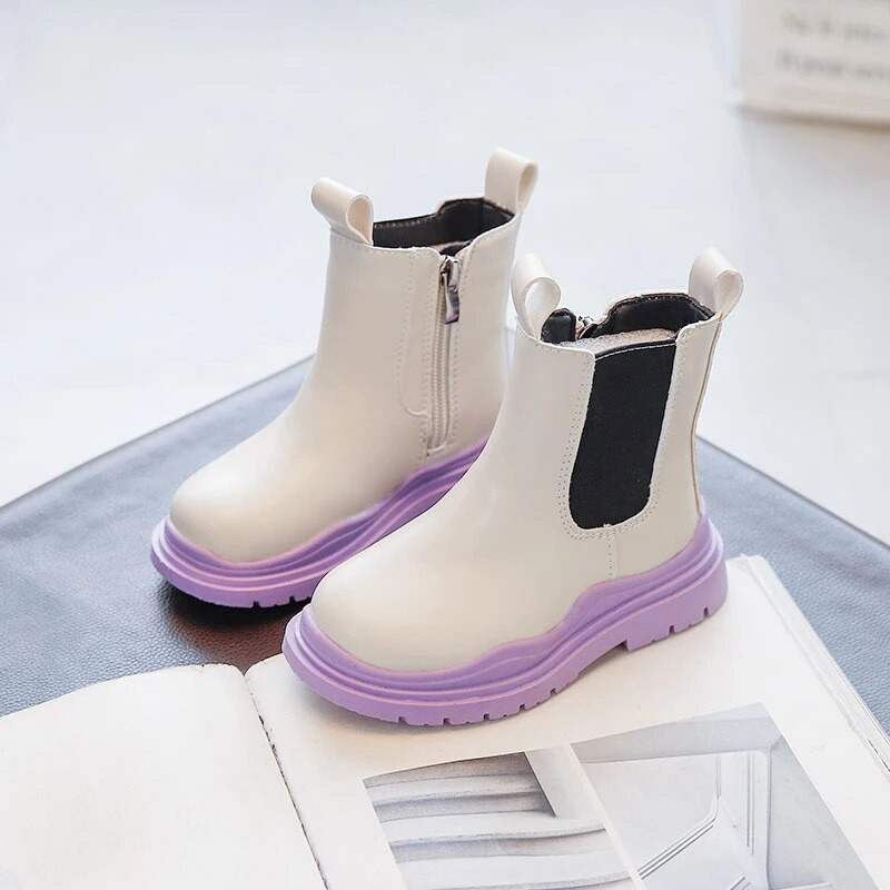 Suurused 21-36 Väikeste Tüdrukute Saapad Poiste Laste Kingad Child Chelsea Saapad Sügispahkluu Botas Botines koolijalatsid teismelistele tüdrukutele talveks