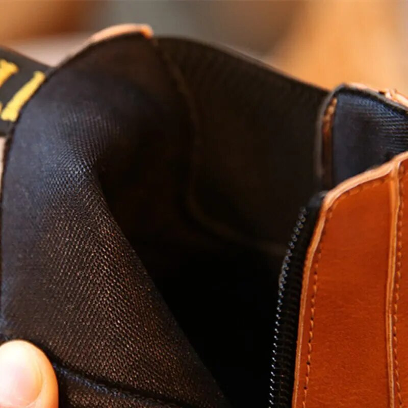 2023 m. rudenį ir žiemą Nauji vaikiški Martin Boots berniukų odiniai batai Mergaičių trumpi batai Britanijos madingi viduriniai vienviečiai batai