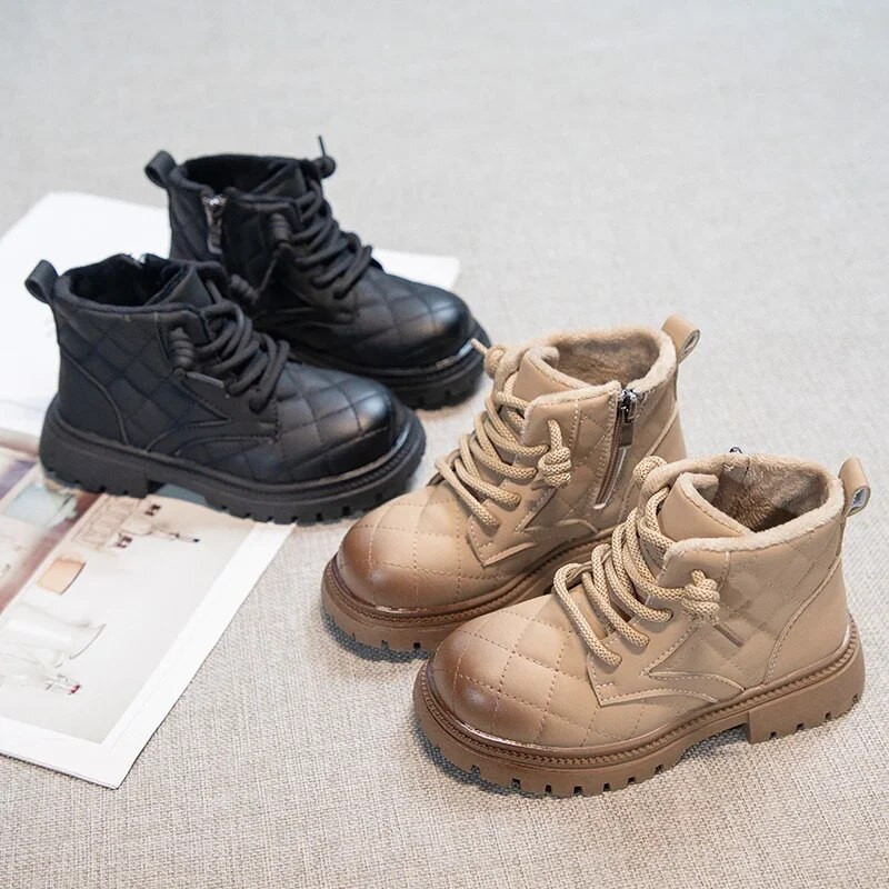 Mergaičių batai Kasdieniai vienspalviai Vaikiški Madingi sniego batai Vaikams Įvairūs, kvėpuojantys, paprasti neslystantys batai berniukams