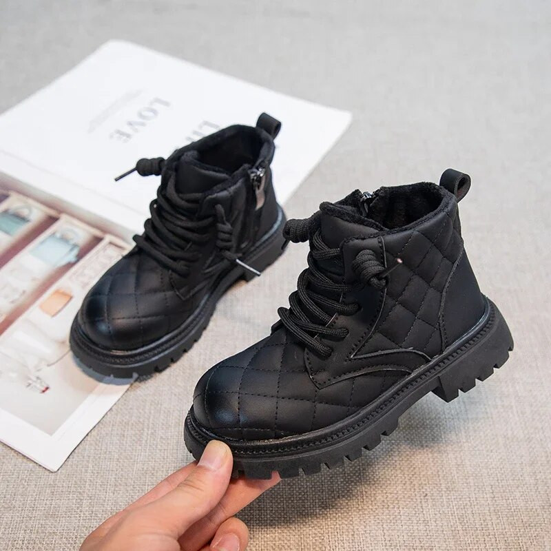 Mergaičių batai Kasdieniai vienspalviai Vaikiški Madingi sniego batai Vaikams Įvairūs, kvėpuojantys, paprasti neslystantys batai berniukams