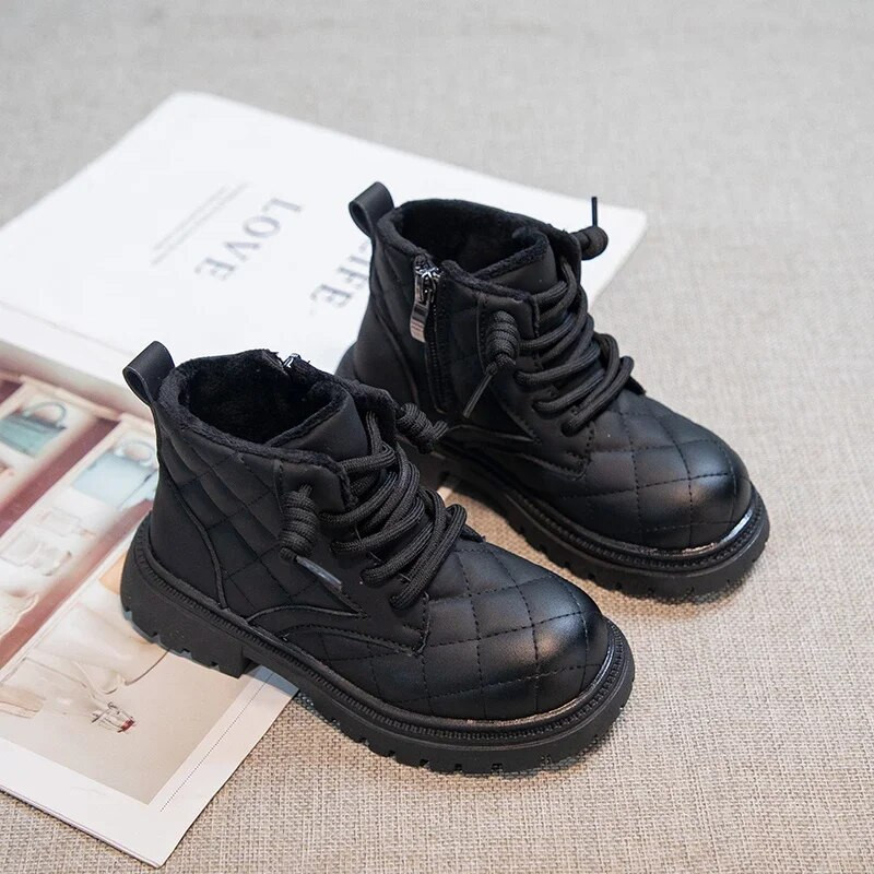 Mergaičių batai Kasdieniai vienspalviai Vaikiški Madingi sniego batai Vaikams Įvairūs, kvėpuojantys, paprasti neslystantys batai berniukams