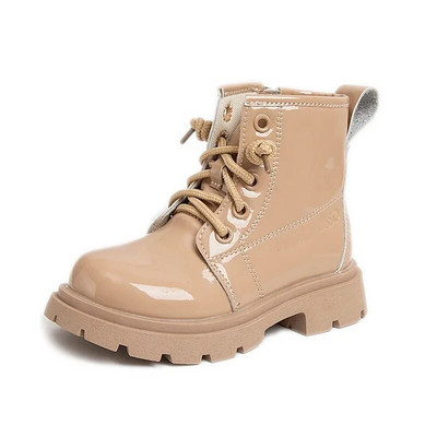 2023. aasta uued mustad tüdrukute saapad Drop Shipping lastele Mood vabaaja nahast saapad PU Lastele, libisemiskindlad poistele, soojad saapad, lihtsad koreapärased