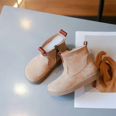 Berniukų „Chelsea“ batai Klasikiniai vėsūs pavasario rudens nauji mergaičių trumpi batai vaikiški batai vienspalviai madingi vaikiški unisex batai 2023 m.