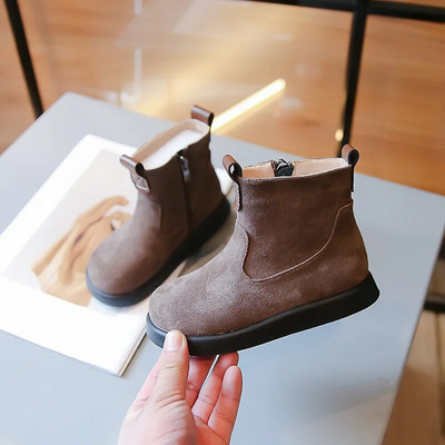 Berniukų „Chelsea“ batai Klasikiniai vėsūs pavasario rudens nauji mergaičių trumpi batai vaikiški batai vienspalviai madingi vaikiški unisex batai 2023 m.