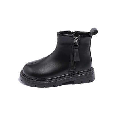 2023 Νέες καθημερινές μπότες για κορίτσια με φερμουάρ στο πλάι Παιδικές μπότες Chelsea για αγόρια Βρεττανική αναπνεύσιμες αντιολισθητικές Παιδικές μπότες Ευέλικτο