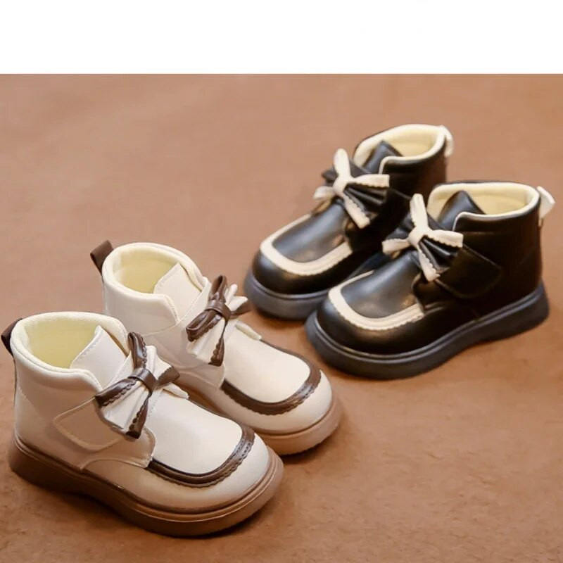 Uued 2024. aasta sügistalvised tüdrukute nahksaapad, soojad pehmed vabaajasaapad, moodsad pahkluu saapad, pehmed libisemiskindlad lühikesed saapad