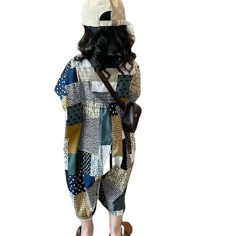 2023. aasta beebitüdrukute suverõivad, trükitud püksid, vabaaja püksid, mugavad kombinesoonid lastele, laste sünnipäevariided