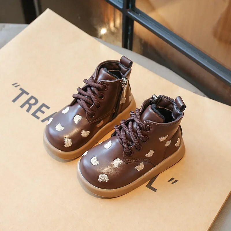 Tüdrukute saapad, uued 2024. aasta talvised plüüsist armsad karukesed, lastesaapad, poistele kingad, mood Multifilmid, pehmed soojad, libisemiskindlad lastesaapad, suurus 23-33