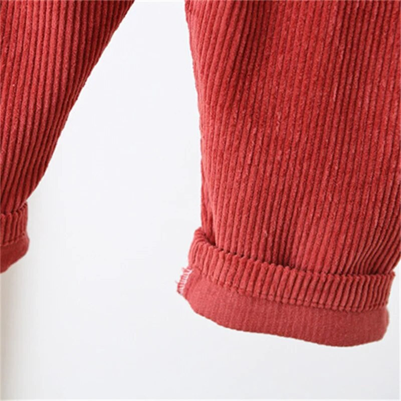 Lawadka 1-3T Κοτλέ νεογέννητη φόρμα για κορίτσια Μόδα Νέα ανοιξιάτικα φθινοπωρινά παιδικά παντελόνια για αγόρια Ολόσωμες φόρμες τσέπης 2021