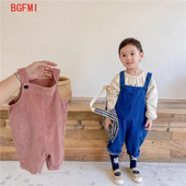 2023 kevad Laste traksidega püksid Sügis Korea lapsed Riided Poiste tüdrukute vabaaja püksid traksidega velvetist Bib Pants 1-8Y