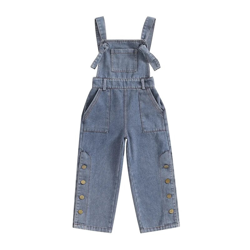 Citgeett Sügis Lapsed Väikelapse Tüdruku Denim Kombinesoonid Varrukateta Esitasku Romper Teksad Jumpsuit püksid Riided
