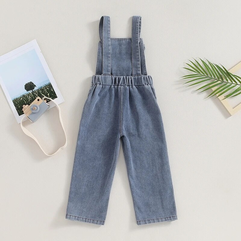 Citgeett Sügis Lapsed Väikelapse Tüdruku Denim Kombinesoonid Varrukateta Esitasku Romper Teksad Jumpsuit püksid Riided