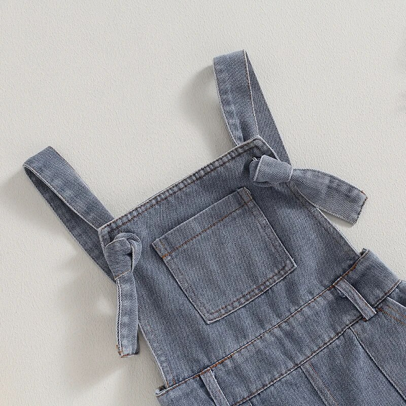 Citgeett Sügis Lapsed Väikelapse Tüdruku Denim Kombinesoonid Varrukateta Esitasku Romper Teksad Jumpsuit püksid Riided