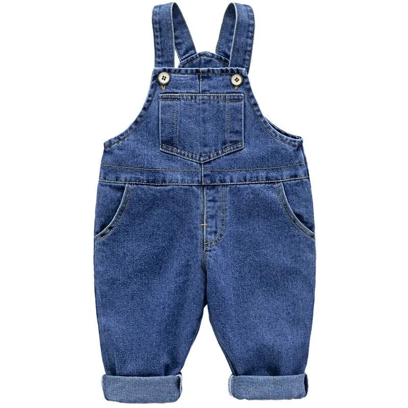 Kevad-sügis laste teksakombinesoonid poistele tüdrukutele vabaaja püksid puuvillased beebikombinesoonid 7 kuud kuni 5 aastat vana laste kombinesoon