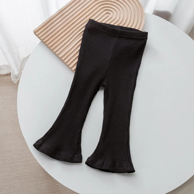 Κοριτσίστικο κολάν 6M-6Y Παιδικό Ανοιξιάτικο Καλοκαιρινό Slim Παντελόνι Κοριτσίστικο Παντελόνι Δαντέλας Μονόχρωμο Flare