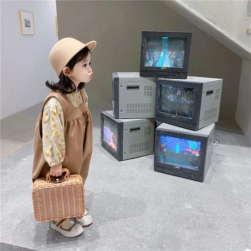 Villane riie Tüdrukud Beebi vabaaja püksid Laste lahtised kombinesoonid Kevadsügis Laste Susksid Mood Kõik sobivad kombinesoonid