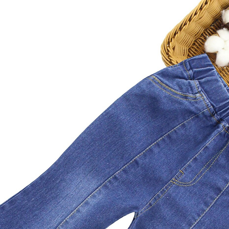 Džinsai Mergaitei Vienspalviai Mergaičių Džinsai Pavasario Rudens Džinsai Vaikams Kasdienis Stilius Vaikiški Drabužiai 6 8 10 12 14