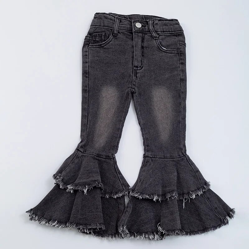 Girlymax kūdikių mergaičių vaikiški drabužiai vaikams aptempti, džinsiniai džinsai kelnės, elastingi, tinkantys