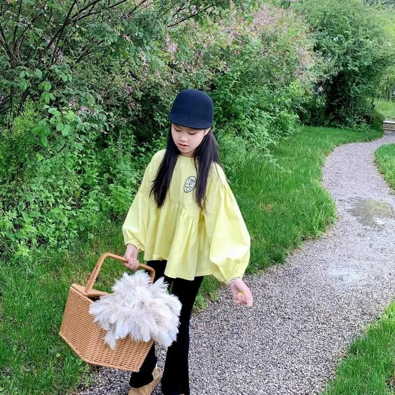 Παιδικά κοριτσίστικα κολάν flare 2023 Νέα άφιξη Παιδικά παντελόνια με λεπτή εφαρμογή Βρεφικά κορίτσια Άνοιξη καλοκαίρι βαμβακερό κολάν Γκρι μαύρο παντελόνι