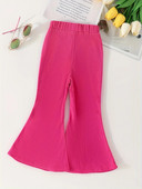 Tüdrukute teksapüksid 2023. aasta kevadised ja sügisesed elastsed teksapüksid lastepüksid Hour Trendikad retrohõngulised keskmise kõrgusega laienevad püksid