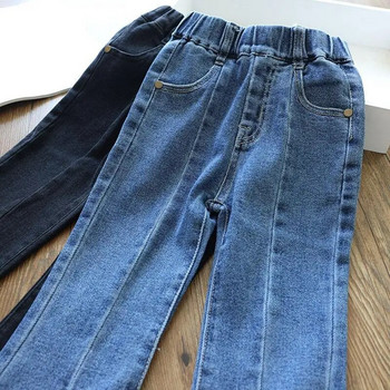 2022 Пролет Есен Момичета Модни кльощави дънкови панталони Бебешки Детски Детски дънкови панталони