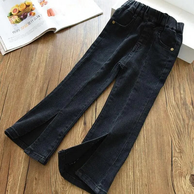 2022. aasta kevadsügis, tüdrukute mood, säravad teksad, püksid, beebid, lapsed, lapsed, teksapüksid