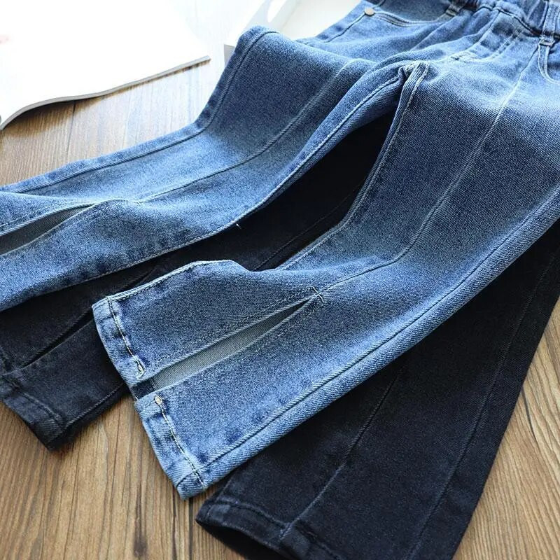 2022. aasta kevadsügis, tüdrukute mood, säravad teksad, püksid, beebid, lapsed, lapsed, teksapüksid