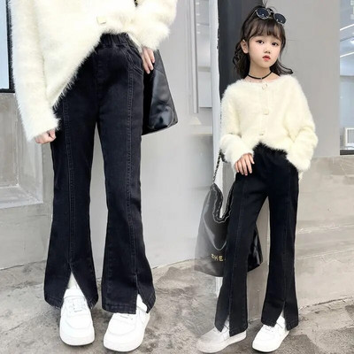 Νέο Ανοιξιάτικο Καλοκαίρι για κορίτσια τζιν Παιδικά τζιν παντελόνια για κορίτσια Skinny Stretch τζιν Παιδικό παντελόνι με σχίσιμο κάτω μέρος G154