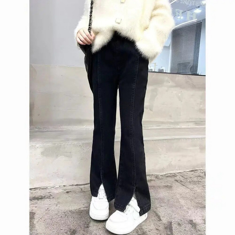 Νέο Ανοιξιάτικο Καλοκαίρι για κορίτσια τζιν Παιδικά τζιν παντελόνια για κορίτσια Skinny Stretch τζιν Παιδικό παντελόνι με σχίσιμο κάτω μέρος G154