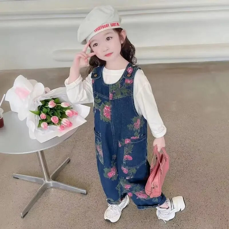 Sügislikud laste kombinesoonid, ühevärvilised teksakombinesoonid, püksid, poisid, tüdrukud, puuvillased laste vabaaja kombinesoonid