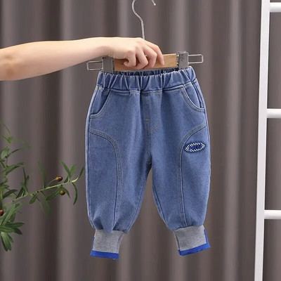 Kevad-sügis Lasteriided Poisid Tüdrukud Multifilmid Teksapüksid Kombinesoonid Imikuriietus Lapsed Kaelkirjak Mood Väikelapse vabaaja