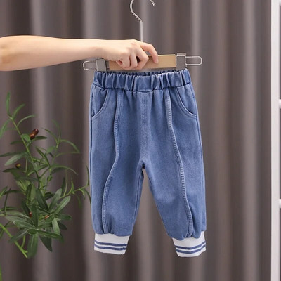 Kevad-sügis Lasteriided Poisid Tüdrukud Multifilmid Teksapüksid Kombinesoonid Imikuriietus Lapsed Kaelkirjak Mood Väikelapse vabaaja