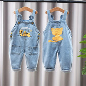 Lapsed Beebi riided Riided Džemprid poisid Tüdrukud Dungarees Imiku mängudressid Püksid Denim Teksad Kombinesoonid Väikelaste Kombinesed