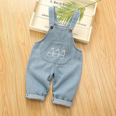 Lapsed Beebi riided Riided Džemprid poisid Tüdrukud Dungarees Imiku mängudressid Püksid Denim Teksad Kombinesoonid Väikelaste Kombinesed