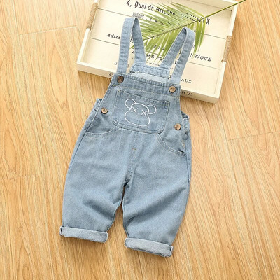 Lapsed Beebi riided Riided Džemprid poisid Tüdrukud Dungarees Imiku mängudressid Püksid Denim Teksad Kombinesoonid Väikelaste Kombinesed