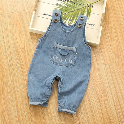 Lapsed Beebi riided Riided Džemprid poisid Tüdrukud Dungarees Imiku mängudressid Püksid Denim Teksad Kombinesoonid Väikelaste Kombinesed
