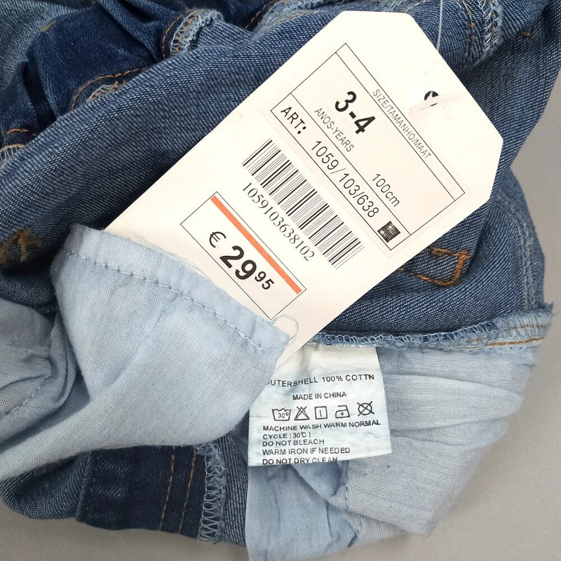 Chumhey 3-12 κορίτσια τζιν Ανοιξιάτικο βαμβακερό ελαστικό μαλακό τζιν παντελόνι Παιδικό παντελόνι κέντημα λουλούδια Toldder ρούχα για κορίτσια