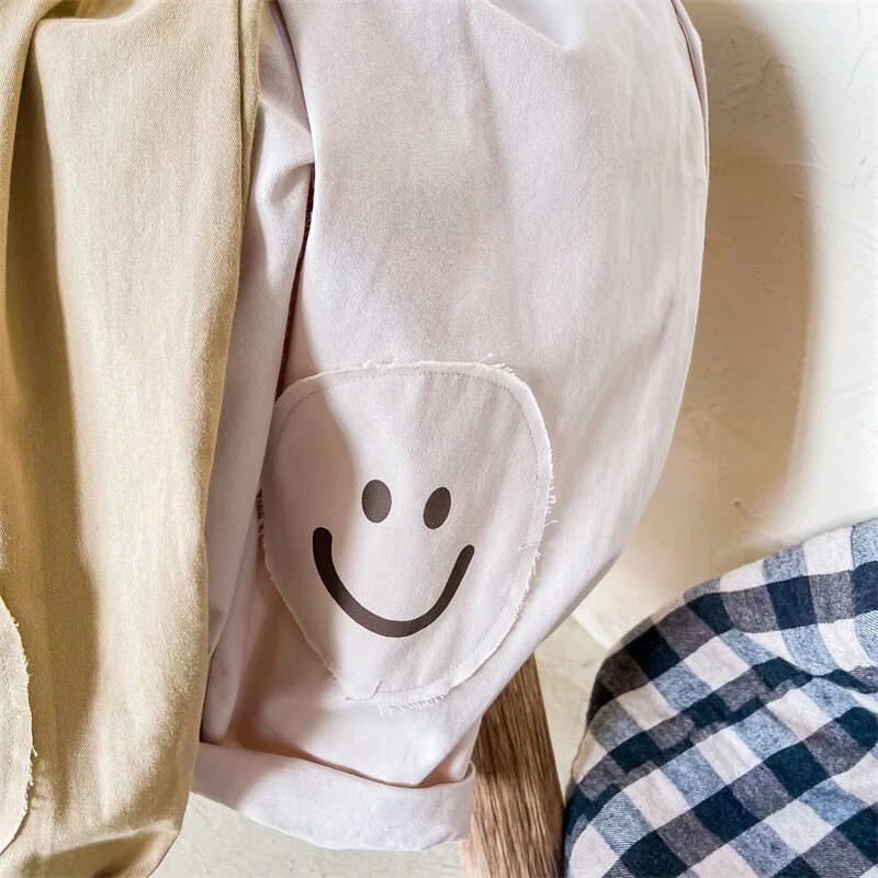 Αγόρια και κορίτσια συνονθύλευμα κινουμένων σχεδίων χαμόγελο παντελόνι χαρέμι Unisex φαρδύ casual παντελόνι 1-6Y