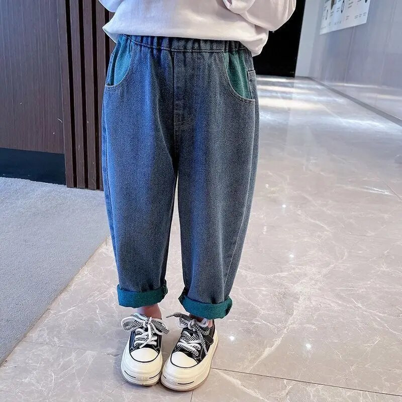 2023 Mood Tüdrukud Lapsed Teksapüksid TeismelisedTeksad Laste Püksid Vabaajarõivad Lasteriided Kevad Sügis Beebid Tüdrukud Teksad 3–10 a