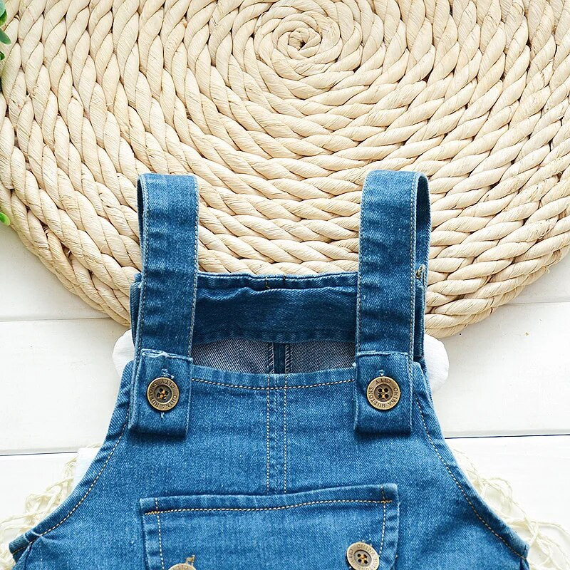 IENENS Vaikiški Drabužiai Kūdikių Drabužiai Džemperiai Berniukai Mergaitės Dungarees Kūdikių Žaidimo Kombinezonas Kelnės Džinsiniai Džinsai Kombinezonai Mažylių kombinezonai