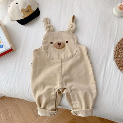 Imiku multifilmi karu kombinesoonid, sügisene beebi velvetist soliidsed traksid, kostüüm, poiss, tüdruk, laps, puuvillased lahtised mugavad vabaaja püksid