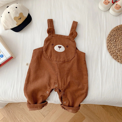Imiku multifilmi karu kombinesoonid, sügisene beebi velvetist soliidsed traksid, kostüüm, poiss, tüdruk, laps, puuvillased lahtised mugavad vabaaja püksid