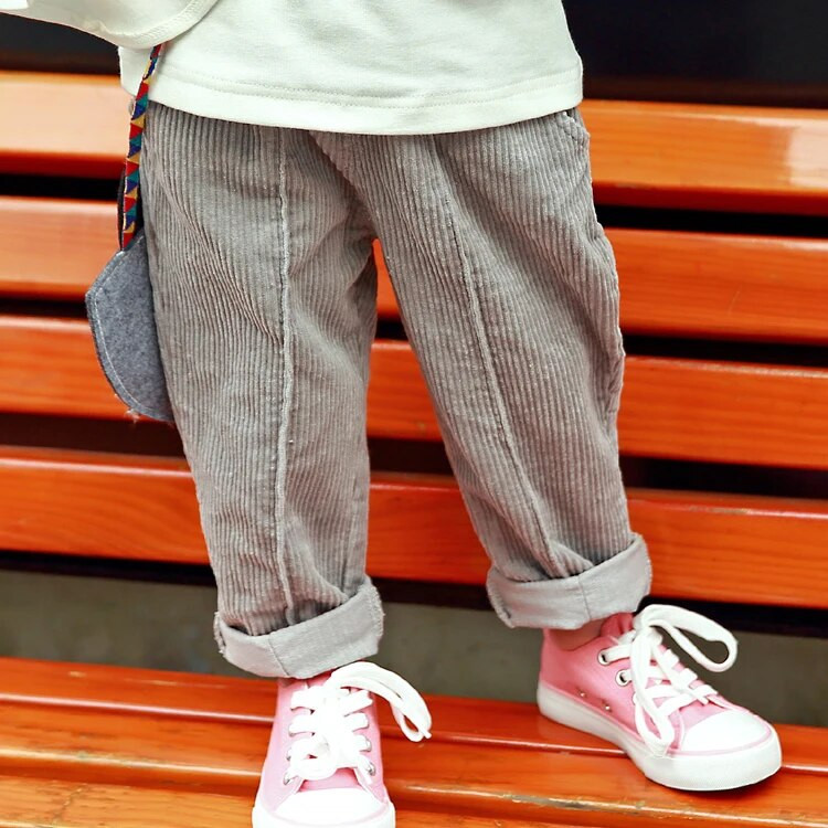 Παιδικό παντελόνι κοτλέ Παιδικά χειμωνιάτικα φθινοπωρινά ρούχα κορίτσια Παντελόνια για αγοράκια χαρέμι παντελόνι νήπια χοντρό ζεστό φλις καλό