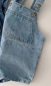 Ins Άνοιξη Φθινόπωρο Μόδα Ρετρό Κοριτσάκι Παιδικά Τζιν Φόρμες Αγόρι Βρεφική Τσέπη Μασίφ Ζαρτιέρες Παντελόνι Παιδικό Βαμβακερό Casual Παντελόνι