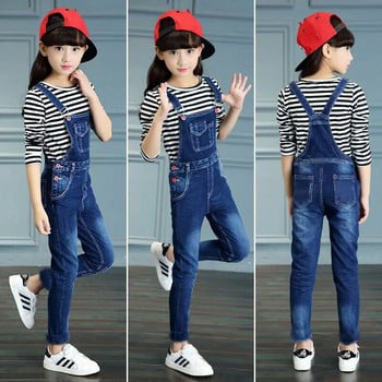 Σκισμένες τζιν φόρμες για κορίτσι τζιν παντελόνι Παιδικό τζιν φορμάκι μόδας εφήβων Φθινοπωρινά ρούχα 3 4 6 8 10 12 Βρεφικά παντελόνια